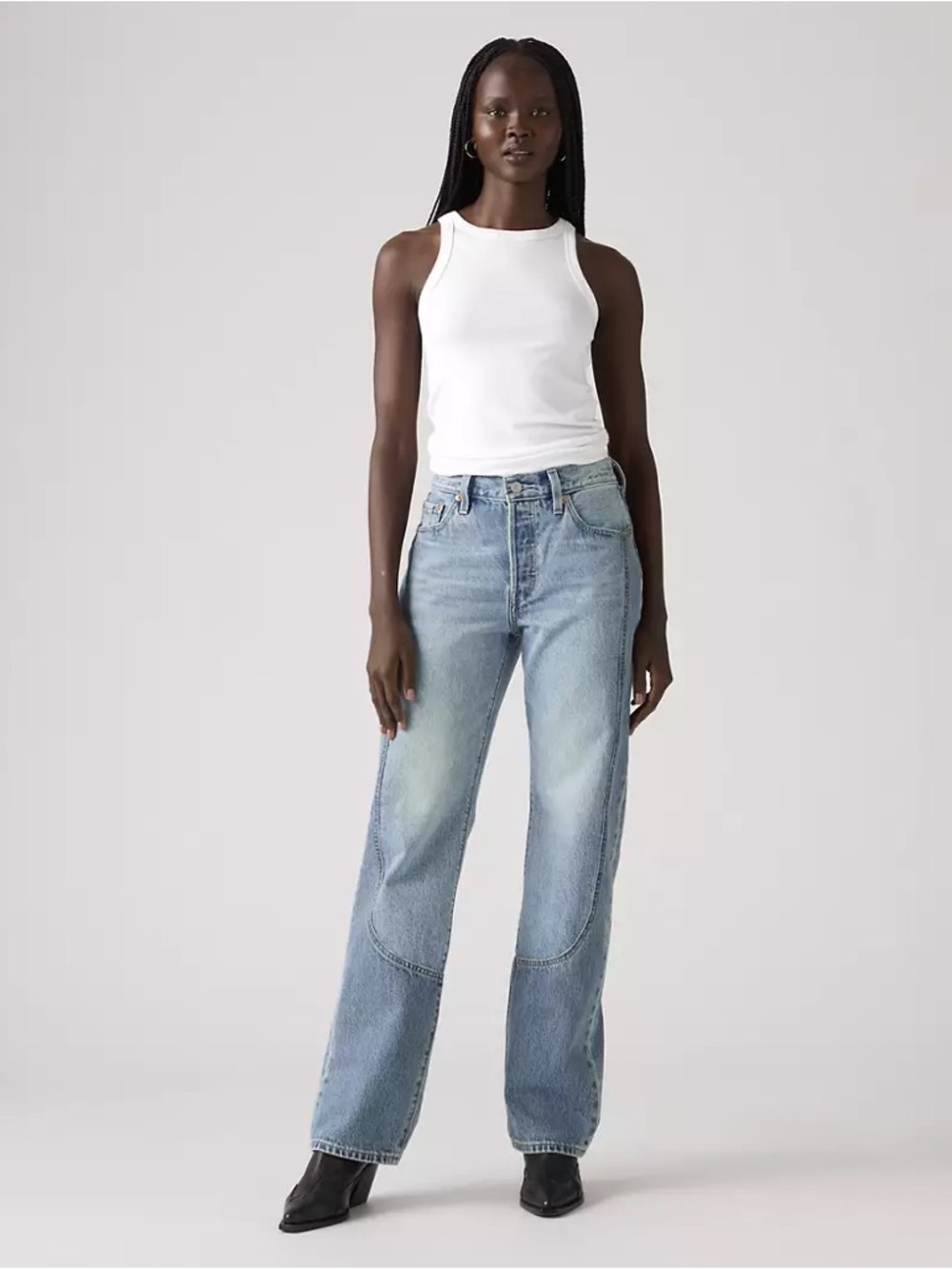 Levi's Women’s 501® '90s Western Chaps Straight Leg Jeans
